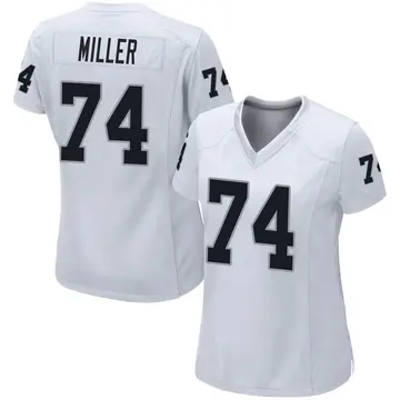 Nike Kolton Miller Women's Game Las Vegas Raiders White Jersey