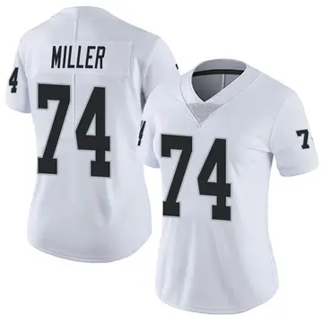 Nike Kolton Miller Women's Limited Las Vegas Raiders White Vapor Untouchable Jersey