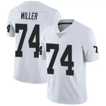 Nike Kolton Miller Youth Limited Las Vegas Raiders White Vapor Untouchable Jersey