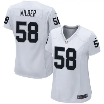 Nike Kyle Wilber Women's Game Las Vegas Raiders White Jersey