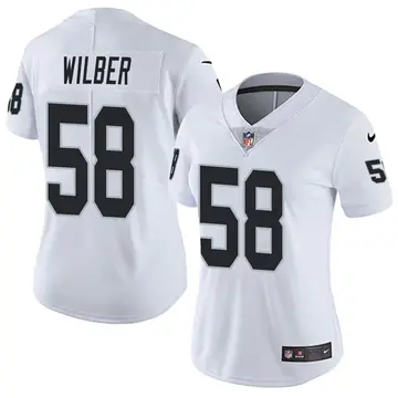 Nike Kyle Wilber Women's Limited Las Vegas Raiders White Vapor Untouchable Jersey