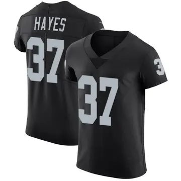 Nike Lester Hayes Men's Elite Las Vegas Raiders Black Team Color Vapor Untouchable Jersey