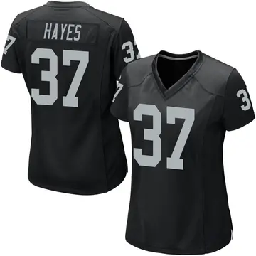 Nike Lester Hayes Women's Game Las Vegas Raiders Black Team Color Jersey