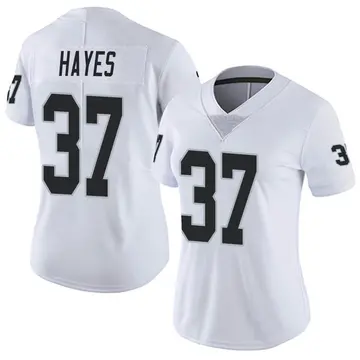 Nike Lester Hayes Women's Limited Las Vegas Raiders White Vapor Untouchable Jersey