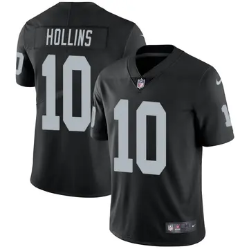 Nike Mack Hollins Youth Limited Las Vegas Raiders Black Team Color Vapor Untouchable Jersey