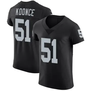Nike Malcolm Koonce Men's Elite Las Vegas Raiders Black Team Color Vapor Untouchable Jersey