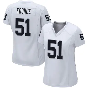 Nike Malcolm Koonce Women's Game Las Vegas Raiders White Jersey