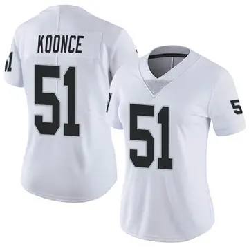 Nike Malcolm Koonce Women's Limited Las Vegas Raiders White Vapor Untouchable Jersey
