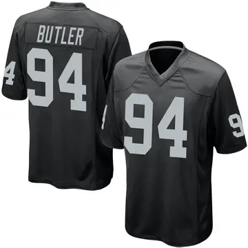 Nike Matthew Butler Men's Game Las Vegas Raiders Black Team Color Jersey
