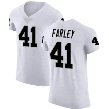 Nike Matthias Farley Men's Elite Las Vegas Raiders White Vapor Untouchable Jersey