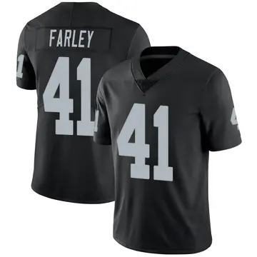 Nike Matthias Farley Men's Limited Las Vegas Raiders Black Team Color Vapor Untouchable Jersey