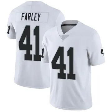 Nike Matthias Farley Men's Limited Las Vegas Raiders White Vapor Untouchable Jersey