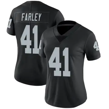 Nike Matthias Farley Women's Limited Las Vegas Raiders Black Team Color Vapor Untouchable Jersey