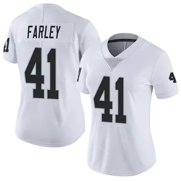 Nike Matthias Farley Women's Limited Las Vegas Raiders White Vapor Untouchable Jersey