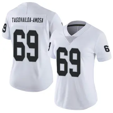 Nike Myron Tagovailoa-Amosa Women's Limited Las Vegas Raiders White Vapor Untouchable Jersey