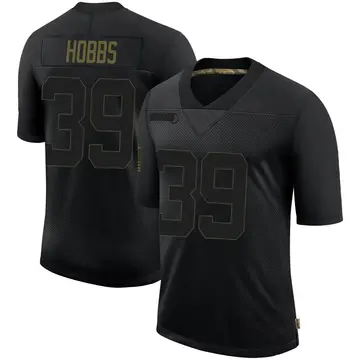 Nike Nate Hobbs Youth Limited Las Vegas Raiders Black 2020 Salute To Service Jersey
