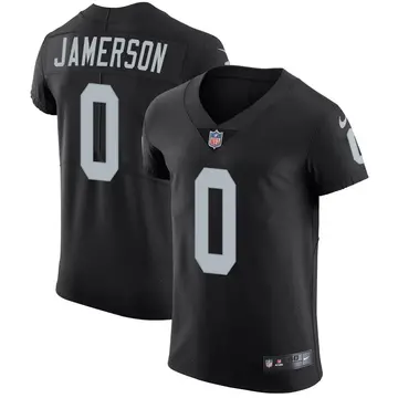Nike Natrell Jamerson Men's Elite Las Vegas Raiders Black Team Color Vapor Untouchable Jersey