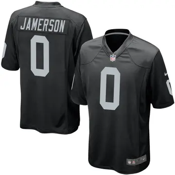 Nike Natrell Jamerson Men's Game Las Vegas Raiders Black Team Color Jersey