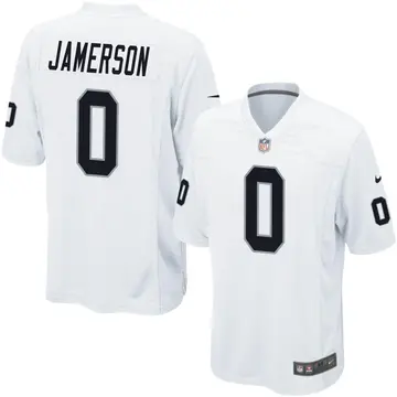 Nike Natrell Jamerson Men's Game Las Vegas Raiders White Jersey