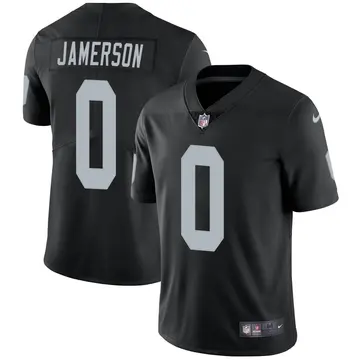 Nike Natrell Jamerson Men's Limited Las Vegas Raiders Black Team Color Vapor Untouchable Jersey