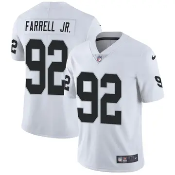 Nike Neil Farrell Jr. Men's Limited Las Vegas Raiders White Vapor Untouchable Jersey
