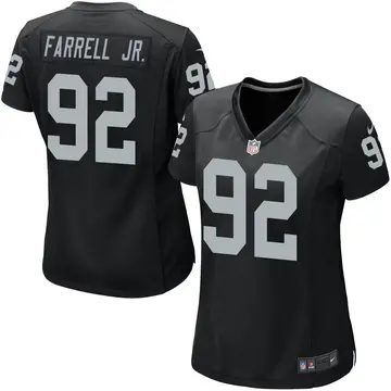 Nike Neil Farrell Jr. Women's Game Las Vegas Raiders Black Team Color Jersey