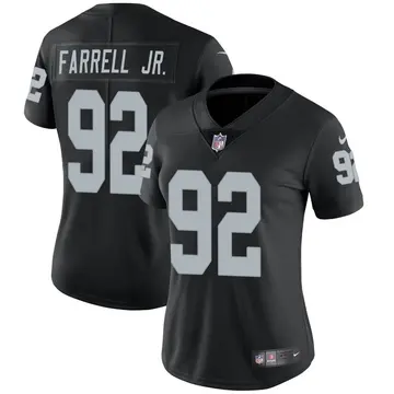 Nike Neil Farrell Jr. Women's Limited Las Vegas Raiders Black Team Color Vapor Untouchable Jersey
