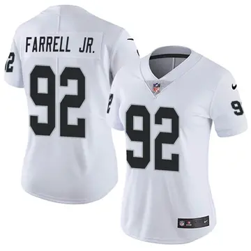Nike Neil Farrell Jr. Women's Limited Las Vegas Raiders White Vapor Untouchable Jersey