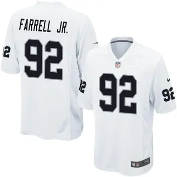 Nike Neil Farrell Jr. Youth Game Las Vegas Raiders White Jersey