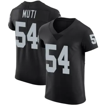 Nike Netane Muti Men's Elite Las Vegas Raiders Black Team Color Vapor Untouchable Jersey