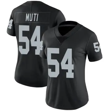 Nike Netane Muti Women's Limited Las Vegas Raiders Black Team Color Vapor Untouchable Jersey