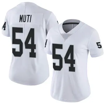 Nike Netane Muti Women's Limited Las Vegas Raiders White Vapor Untouchable Jersey