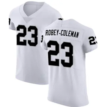 Nike Nickell Robey-Coleman Men's Elite Las Vegas Raiders White Vapor Untouchable Jersey