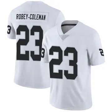 Nike Nickell Robey-Coleman Men's Limited Las Vegas Raiders White Vapor Untouchable Jersey