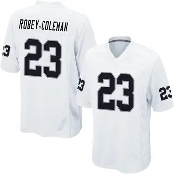 Nike Nickell Robey-Coleman Youth Game Las Vegas Raiders White Jersey