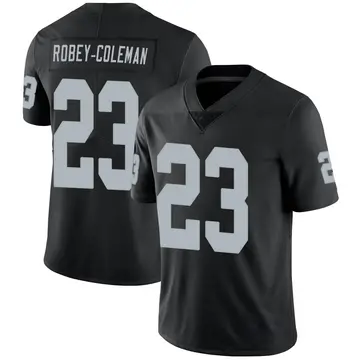 Nike Nickell Robey-Coleman Youth Limited Las Vegas Raiders Black Team Color Vapor Untouchable Jersey