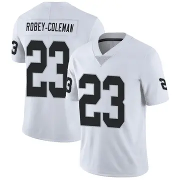 Nike Nickell Robey-Coleman Youth Limited Las Vegas Raiders White Vapor Untouchable Jersey