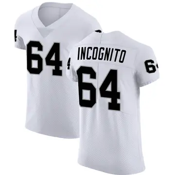 Nike Richie Incognito Men's Elite Las Vegas Raiders White Vapor Untouchable Jersey
