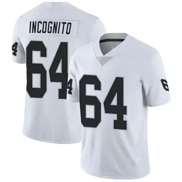 Nike Richie Incognito Men's Limited Las Vegas Raiders White Vapor Untouchable Jersey