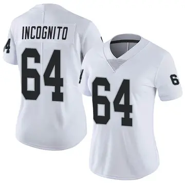 Nike Richie Incognito Women's Limited Las Vegas Raiders White Vapor Untouchable Jersey