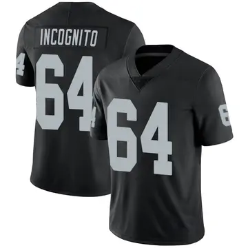 Nike Richie Incognito Youth Limited Las Vegas Raiders Black Team Color Vapor Untouchable Jersey