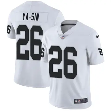 Nike Rock Ya-Sin Youth Limited Las Vegas Raiders White Vapor Untouchable Jersey