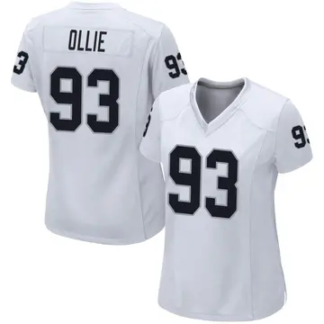 Nike Ronald Ollie Women's Game Las Vegas Raiders White Jersey