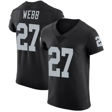 Nike Sam Webb Men's Elite Las Vegas Raiders Black Team Color Vapor Untouchable Jersey