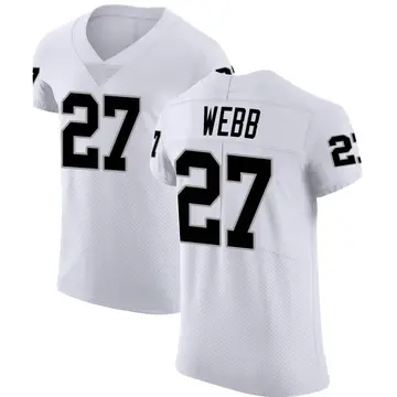 Nike Sam Webb Men's Elite Las Vegas Raiders White Vapor Untouchable Jersey