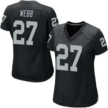 Nike Sam Webb Women's Game Las Vegas Raiders Black Team Color Jersey