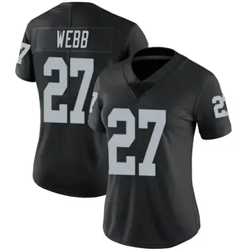 Nike Sam Webb Women's Limited Las Vegas Raiders Black Team Color Vapor Untouchable Jersey
