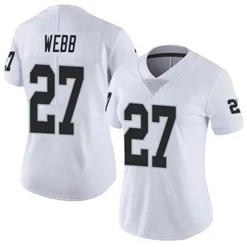 Nike Sam Webb Women's Limited Las Vegas Raiders White Vapor Untouchable Jersey