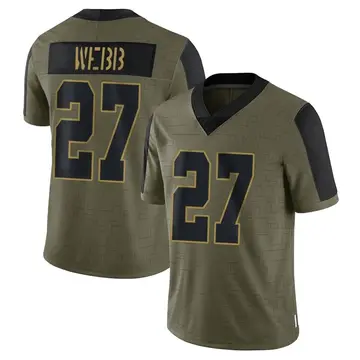 Nike Sam Webb Youth Limited Las Vegas Raiders Olive 2021 Salute To Service Jersey