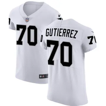 Nike Sebastian Gutierrez Men's Elite Las Vegas Raiders White Vapor Untouchable Jersey